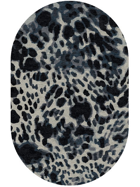 Snow Leopard Animal Prints Capsule Hand Knotted Tibetan Wool Custom Rug by Rug Artisan