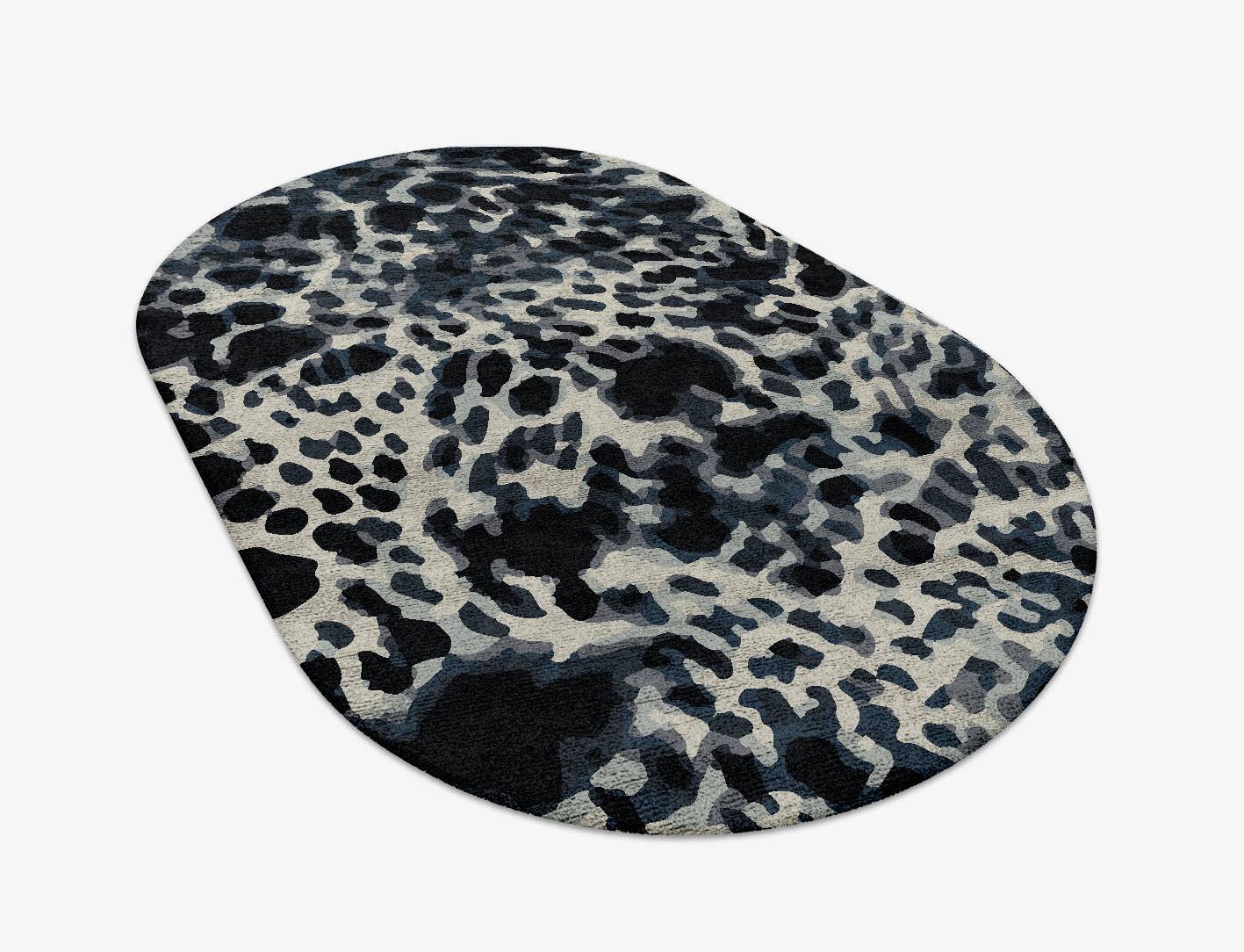 Snow Leopard Animal Prints Capsule Hand Tufted Bamboo Silk Custom Rug by Rug Artisan