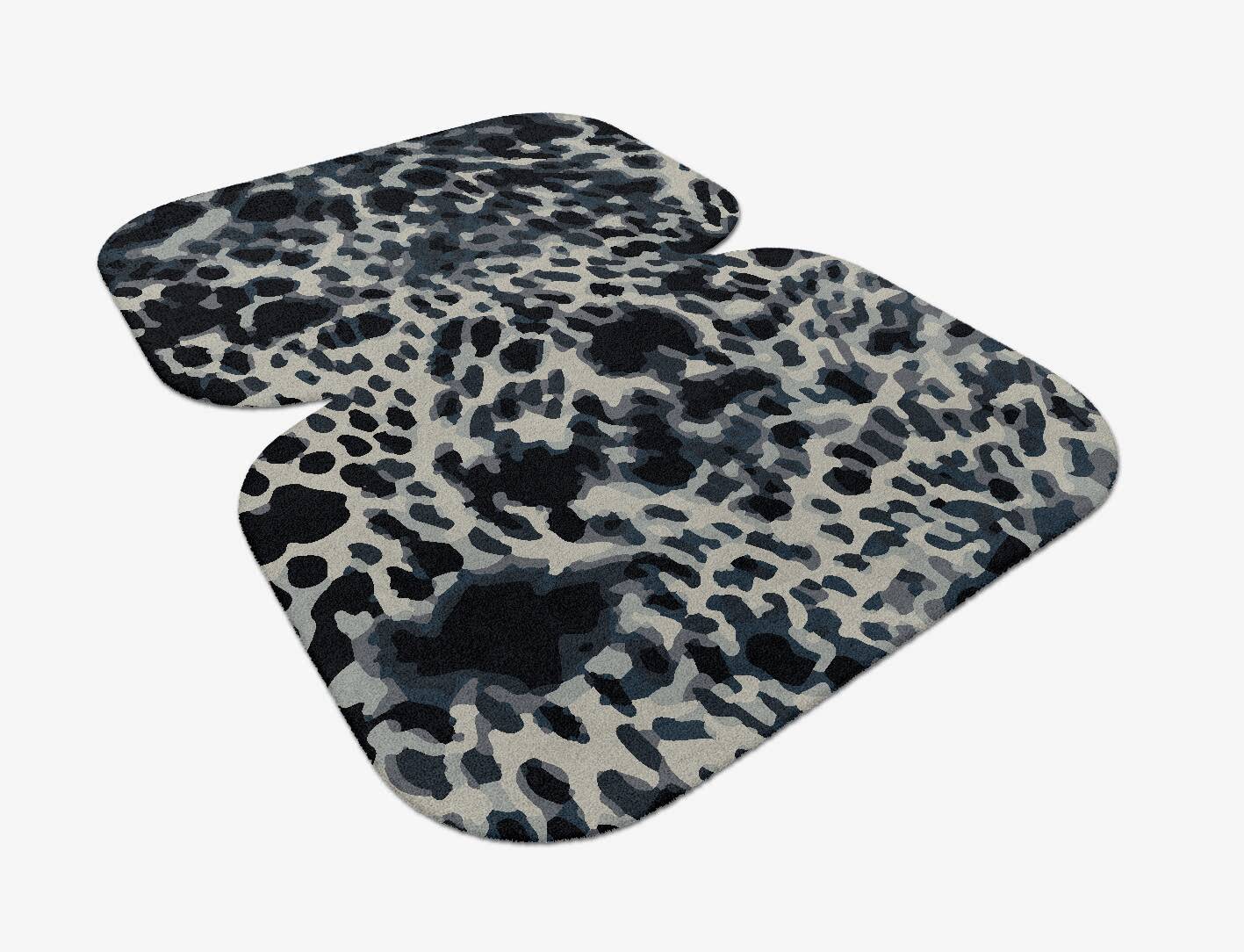 Snow Leopard Animal Prints Eight Hand Tufted Pure Wool Custom Rug by Rug Artisan