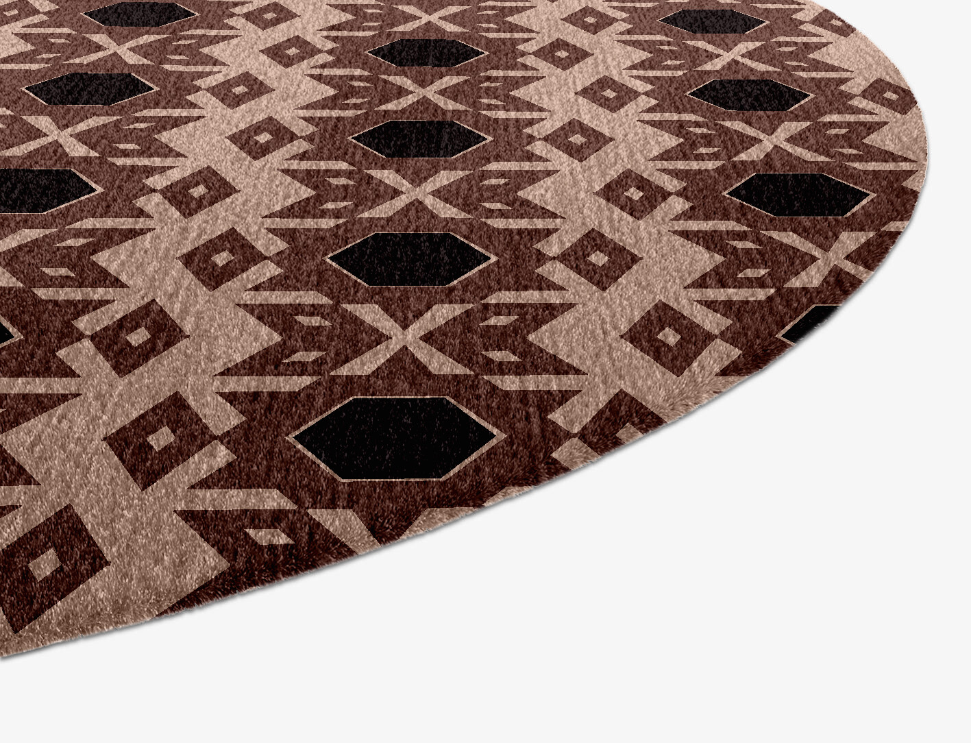 Snowflake Geometric Capsule Hand Knotted Tibetan Wool Custom Rug by Rug Artisan