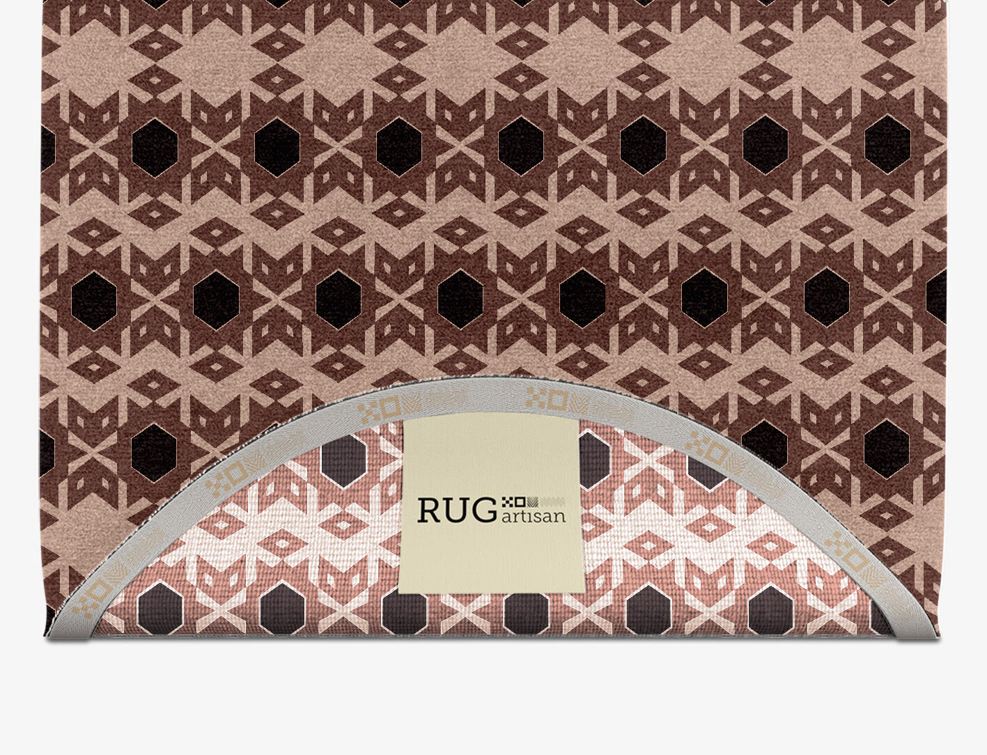 Snowflake Geometric Capsule Hand Knotted Tibetan Wool Custom Rug by Rug Artisan