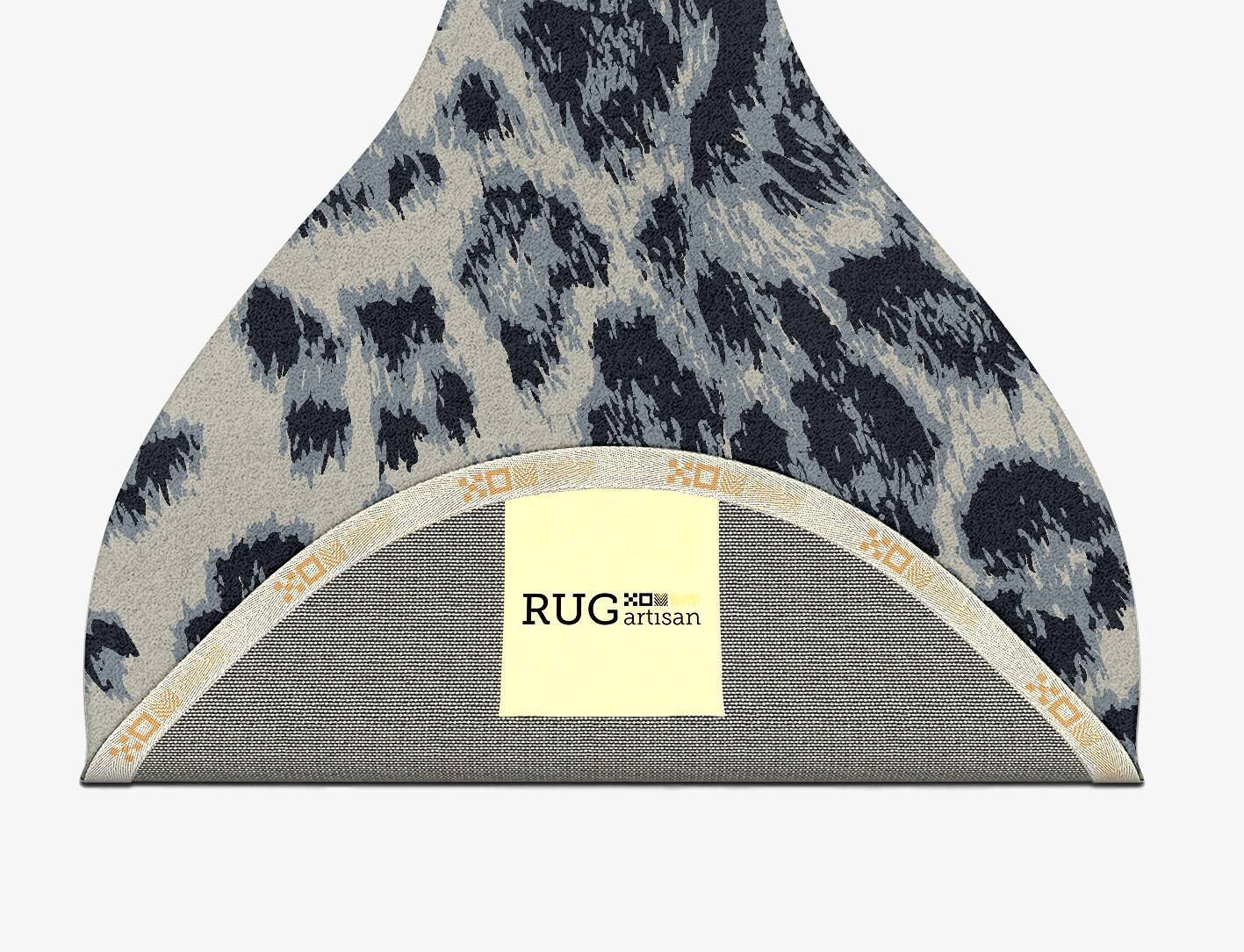 Snowy Fur Animal Prints Drop Hand Tufted Pure Wool Custom Rug by Rug Artisan