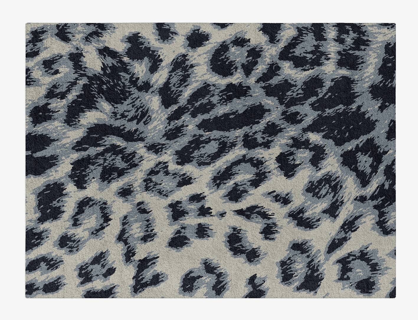 Snowy Fur Animal Prints Rectangle Hand Tufted Pure Wool Custom Rug by Rug Artisan