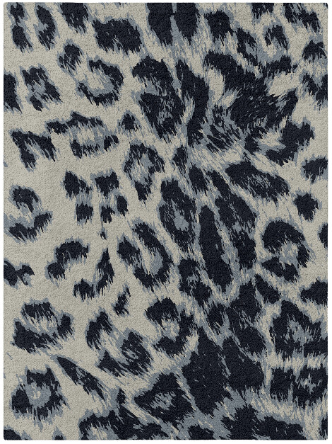 Snowy Fur Animal Prints Rectangle Hand Tufted Pure Wool Custom Rug by Rug Artisan
