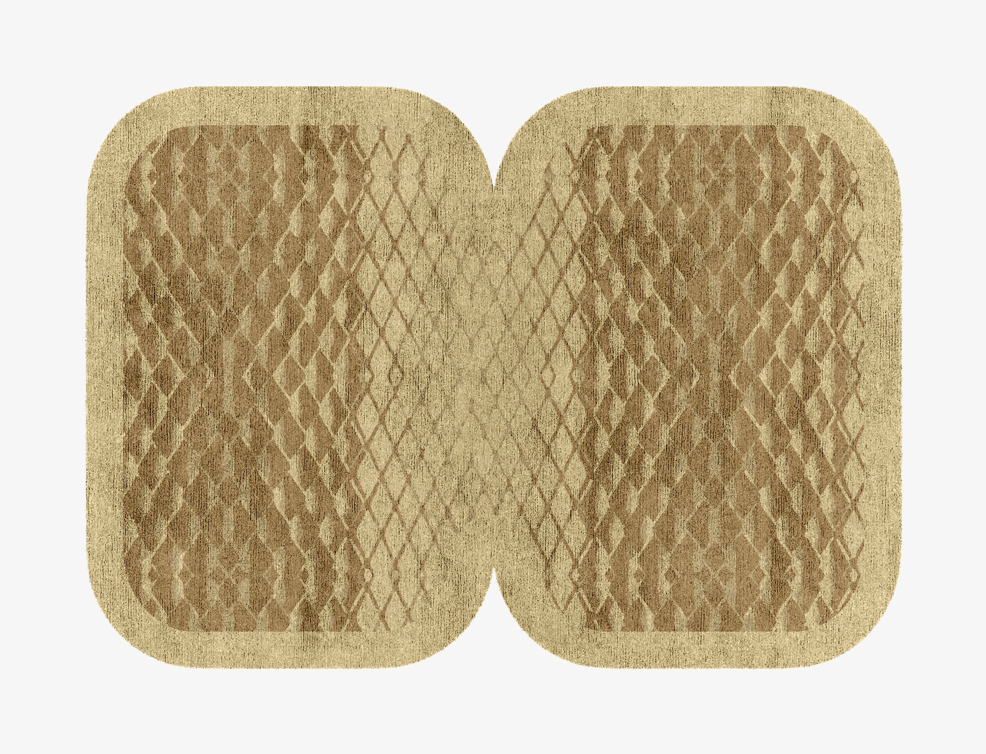 Soga Origami Eight Hand Knotted Bamboo Silk Custom Rug by Rug Artisan
