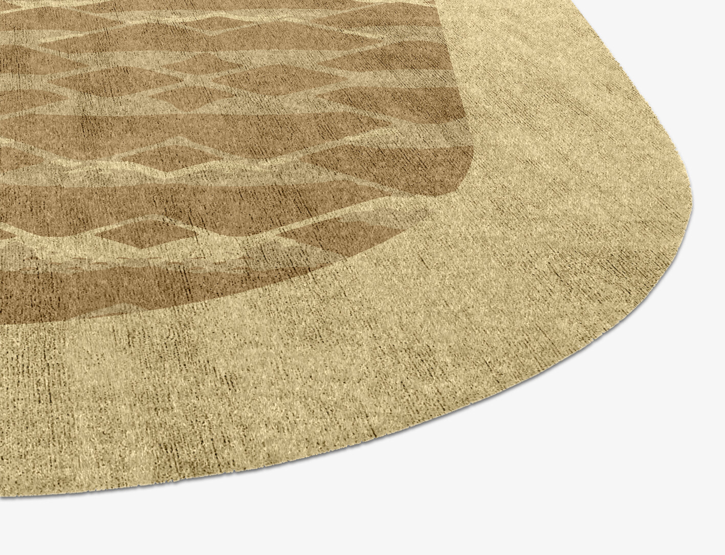 Soga Origami Eight Hand Knotted Bamboo Silk Custom Rug by Rug Artisan