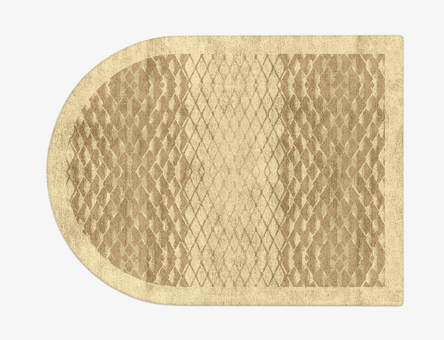 Soga Origami Arch Hand Tufted Bamboo Silk Custom Rug by Rug Artisan