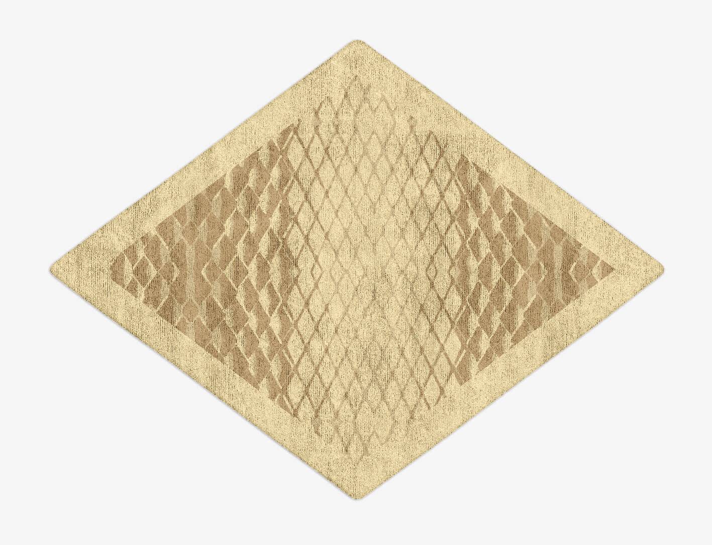 Soga Origami Diamond Hand Tufted Bamboo Silk Custom Rug by Rug Artisan