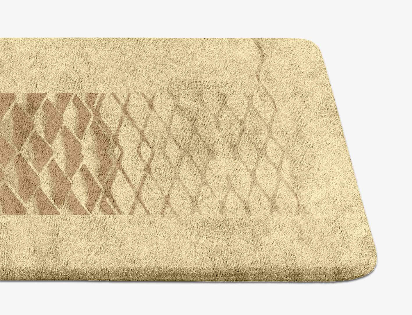 Soga Origami Runner Hand Tufted Bamboo Silk Custom Rug by Rug Artisan
