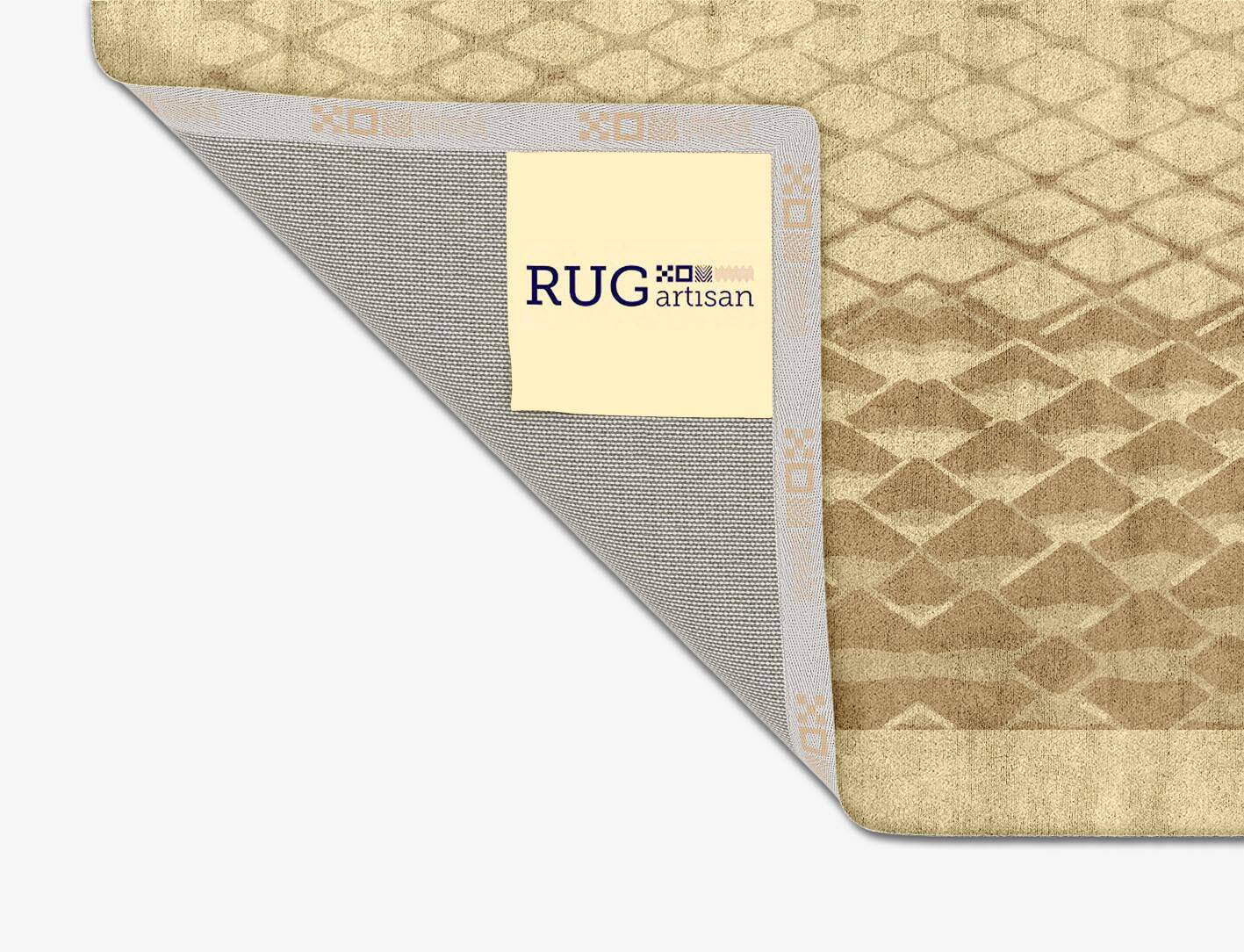 Soga Origami Square Hand Tufted Bamboo Silk Custom Rug by Rug Artisan