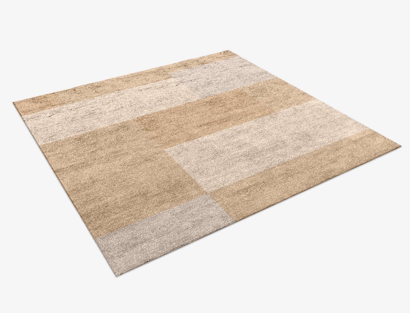 Solasta  Square Hand Knotted Bamboo Silk Custom Rug by Rug Artisan