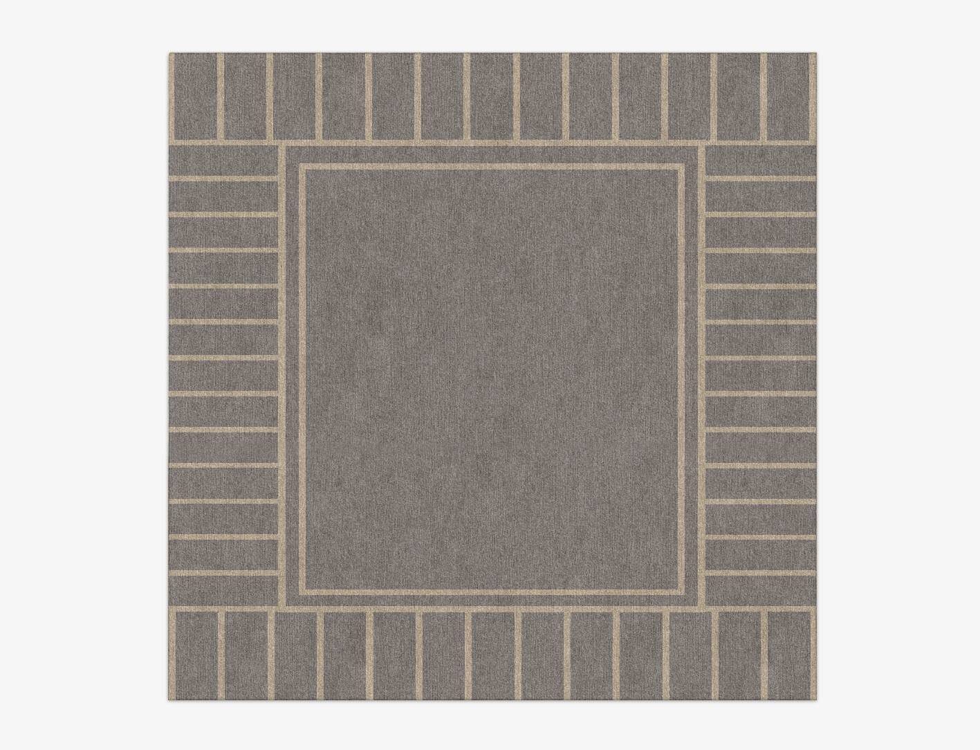Solivagant Minimalist Square Hand Knotted Tibetan Wool Custom Rug by Rug Artisan