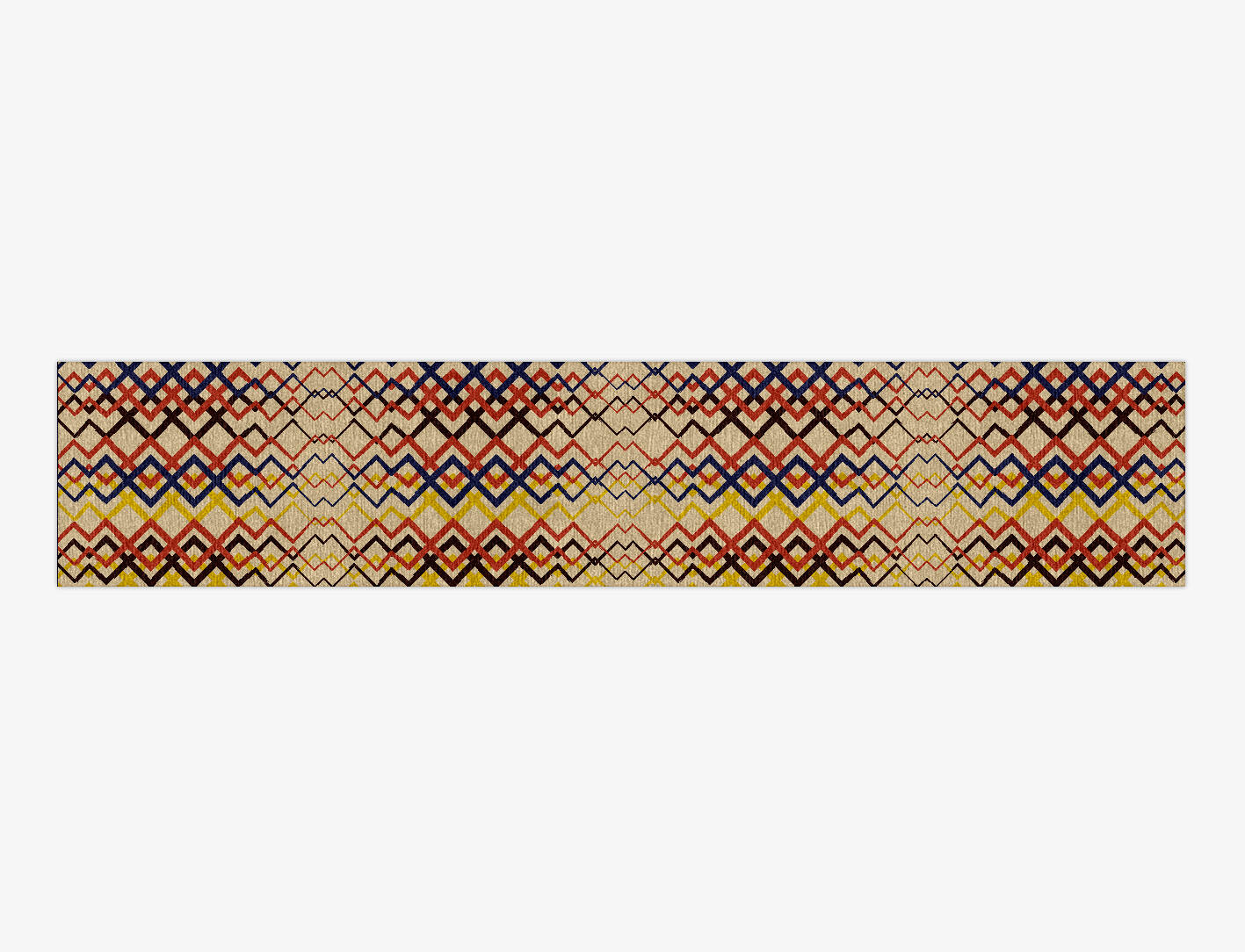 Sonus Abstract Runner Hand Knotted Tibetan Wool Custom Rug by Rug Artisan