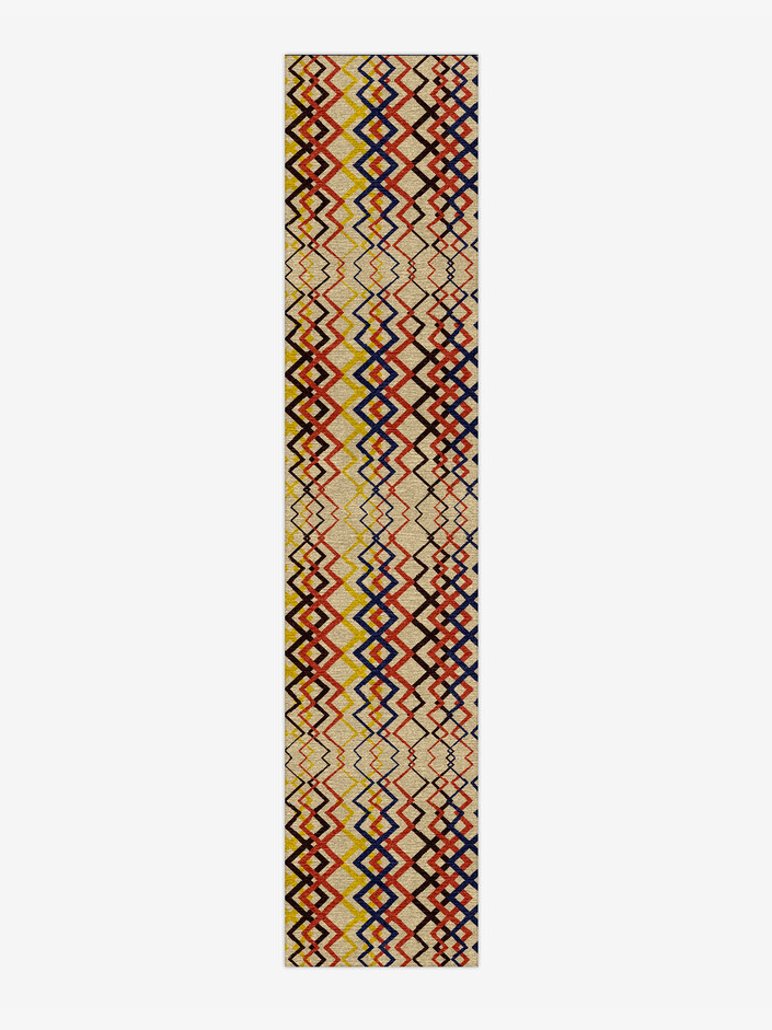 Sonus Abstract Runner Hand Knotted Tibetan Wool Custom Rug by Rug Artisan