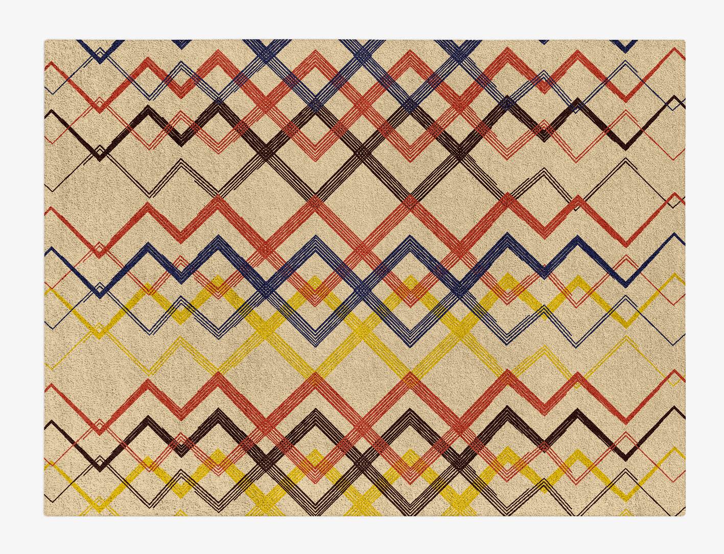 Sonus Abstract Rectangle Hand Tufted Pure Wool Custom Rug by Rug Artisan