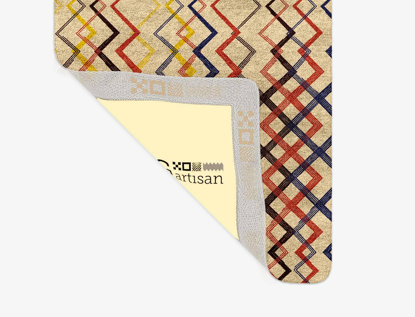 Sonus Abstract Runner Hand Tufted Bamboo Silk Custom Rug by Rug Artisan