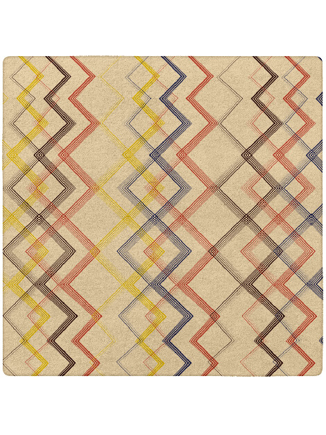 Sonus Abstract Square Hand Tufted Pure Wool Custom Rug by Rug Artisan