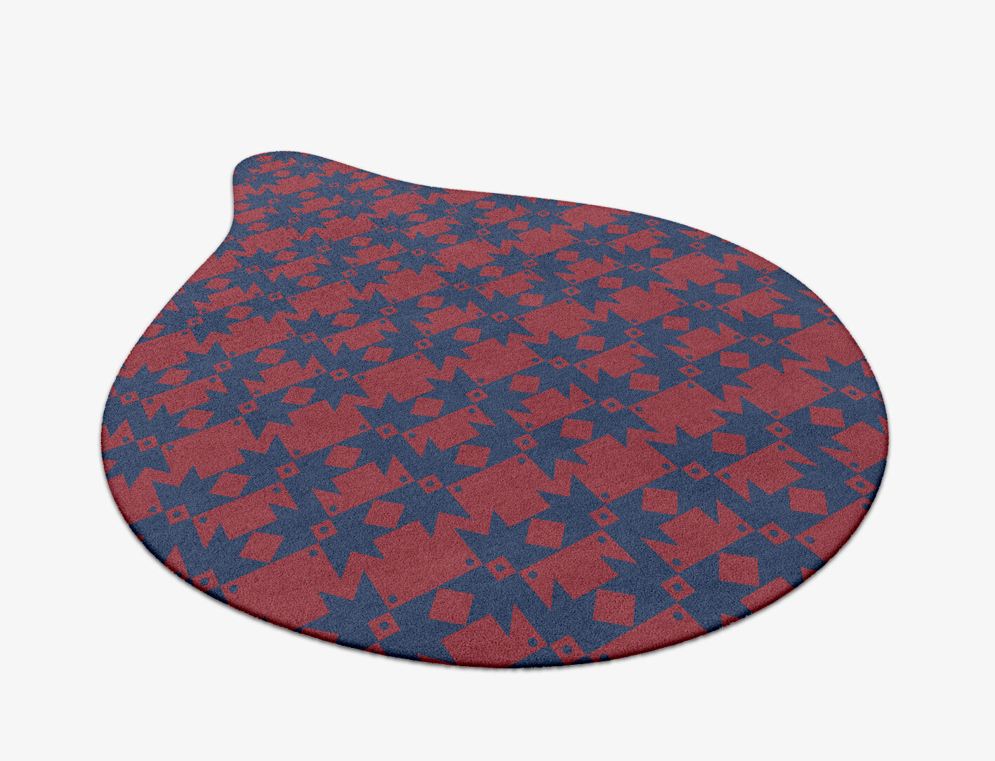 Southwestern Geometric Drop Hand Tufted Pure Wool Custom Rug by Rug Artisan