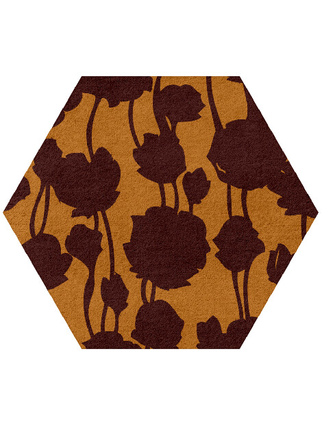 Spalliera Floral Hexagon Hand Tufted Pure Wool Custom Rug by Rug Artisan