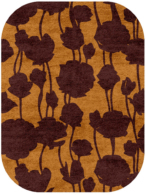 Spalliera Floral Oblong Hand Tufted Bamboo Silk Custom Rug by Rug Artisan