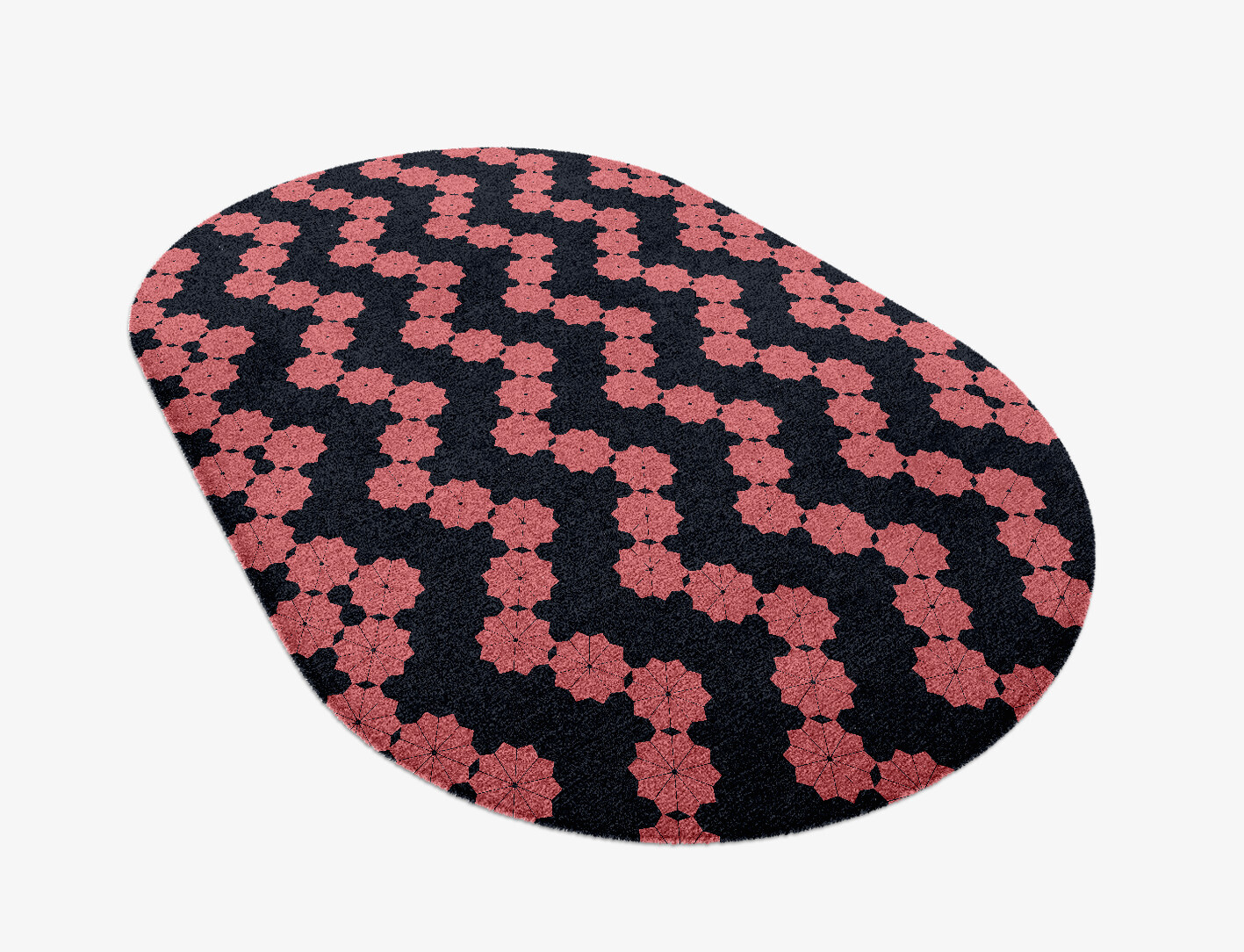 Spangles Geometric Capsule Hand Knotted Tibetan Wool Custom Rug by Rug Artisan