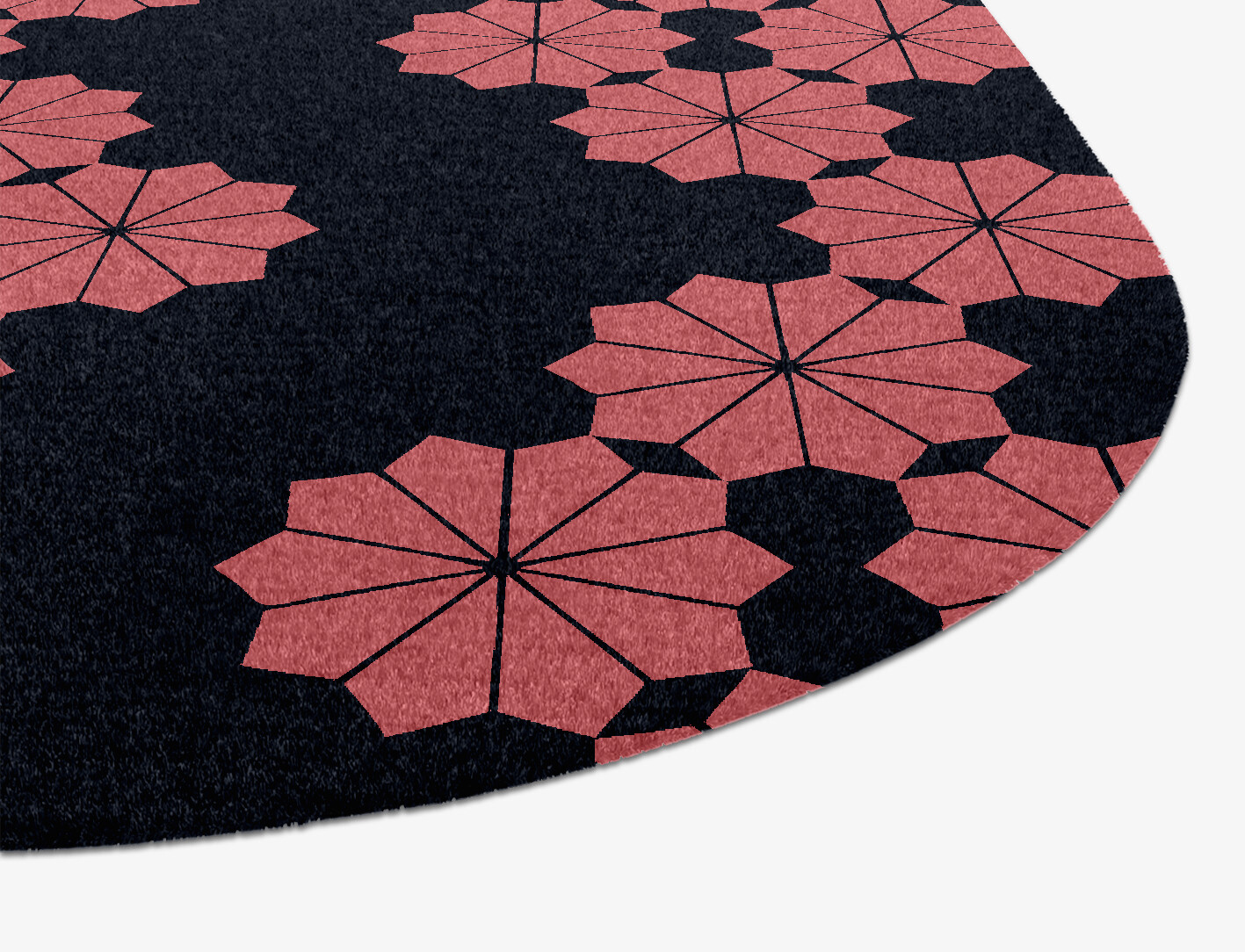 Spangles Geometric Eight Hand Knotted Tibetan Wool Custom Rug by Rug Artisan