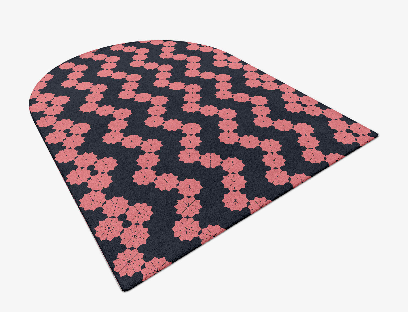 Spangles Geometric Arch Hand Tufted Pure Wool Custom Rug by Rug Artisan