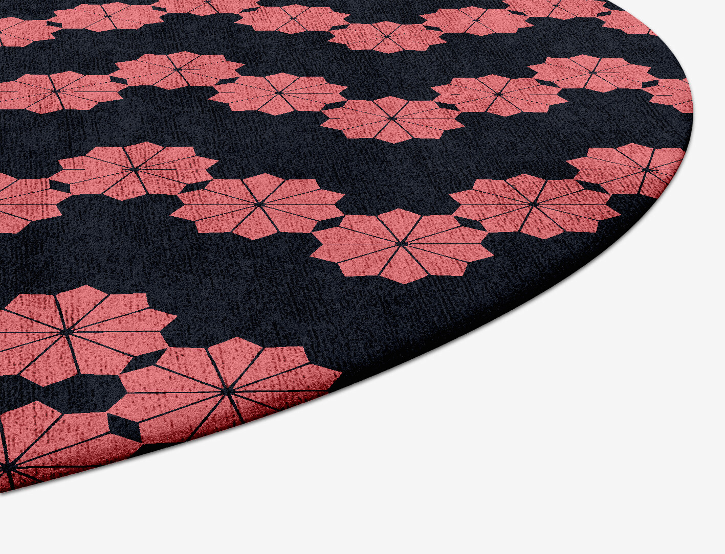 Spangles Geometric Capsule Hand Tufted Bamboo Silk Custom Rug by Rug Artisan