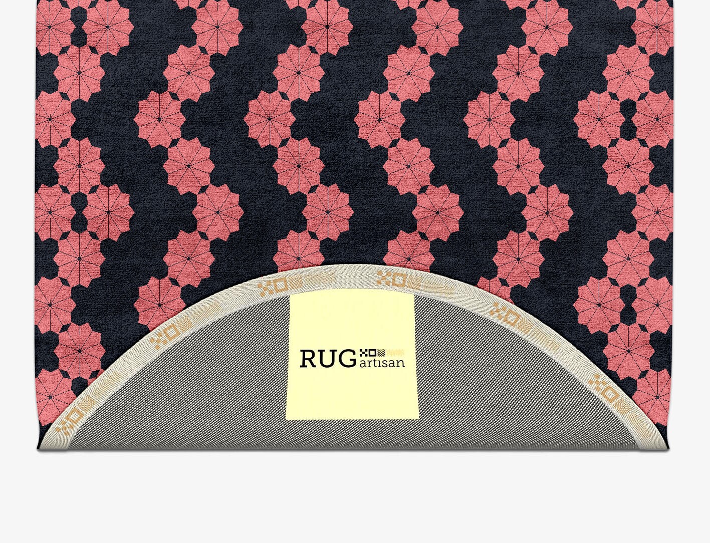 Spangles Geometric Capsule Hand Tufted Bamboo Silk Custom Rug by Rug Artisan