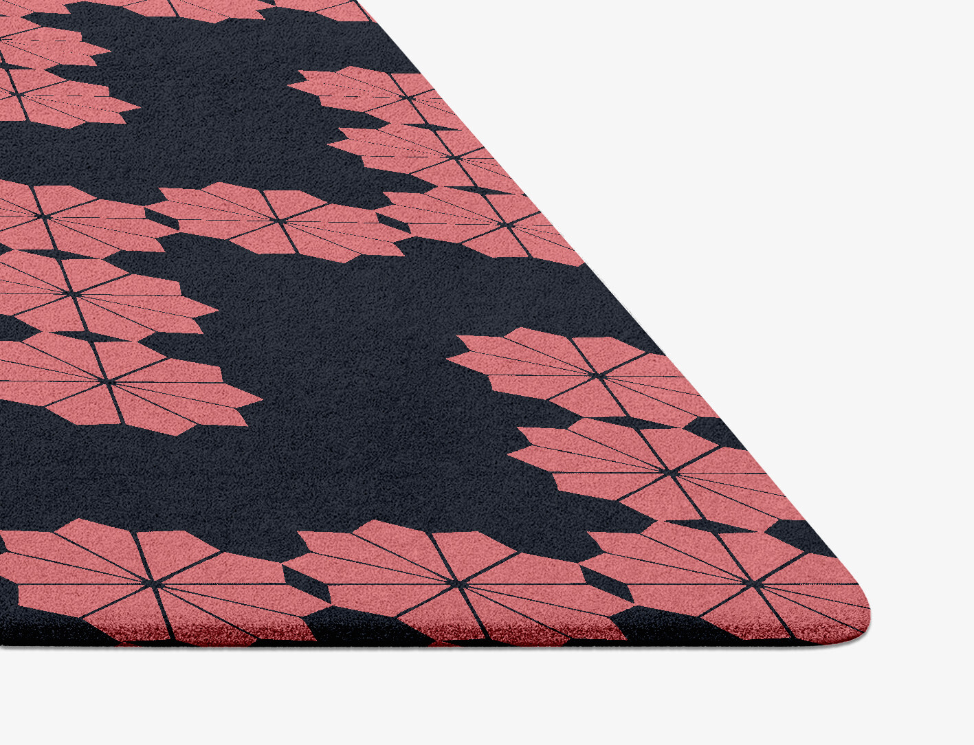 Spangles Geometric Diamond Hand Tufted Pure Wool Custom Rug by Rug Artisan