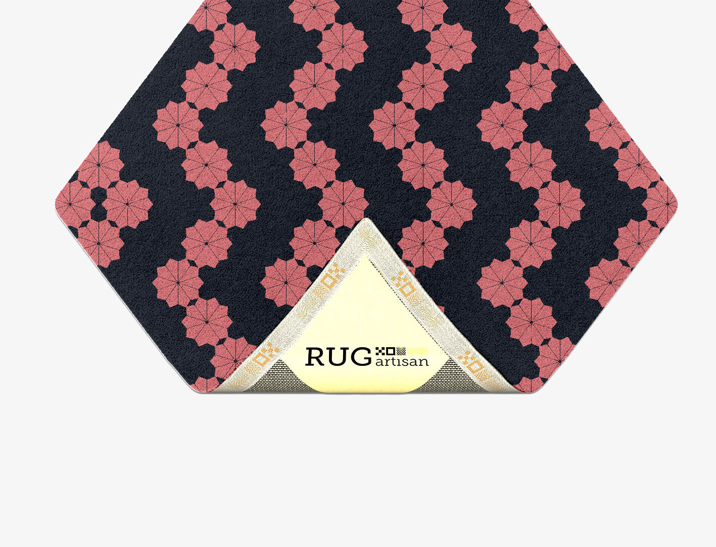 Spangles Geometric Diamond Hand Tufted Pure Wool Custom Rug by Rug Artisan