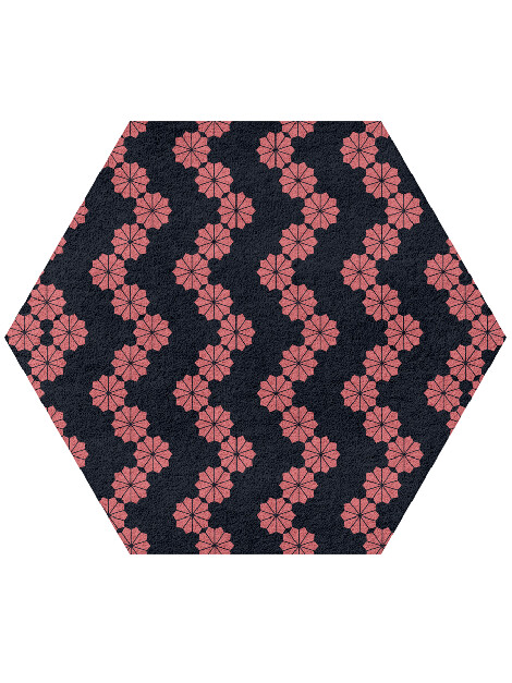 Spangles Geometric Hexagon Hand Tufted Pure Wool Custom Rug by Rug Artisan