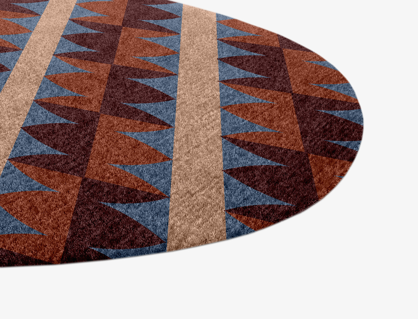 Sparrow Geometric Splash Hand Knotted Tibetan Wool Custom Rug by Rug Artisan