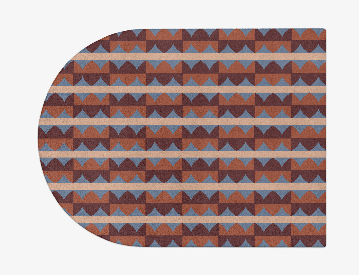 Sparrow Geometric Arch Hand Tufted Pure Wool Custom Rug by Rug Artisan