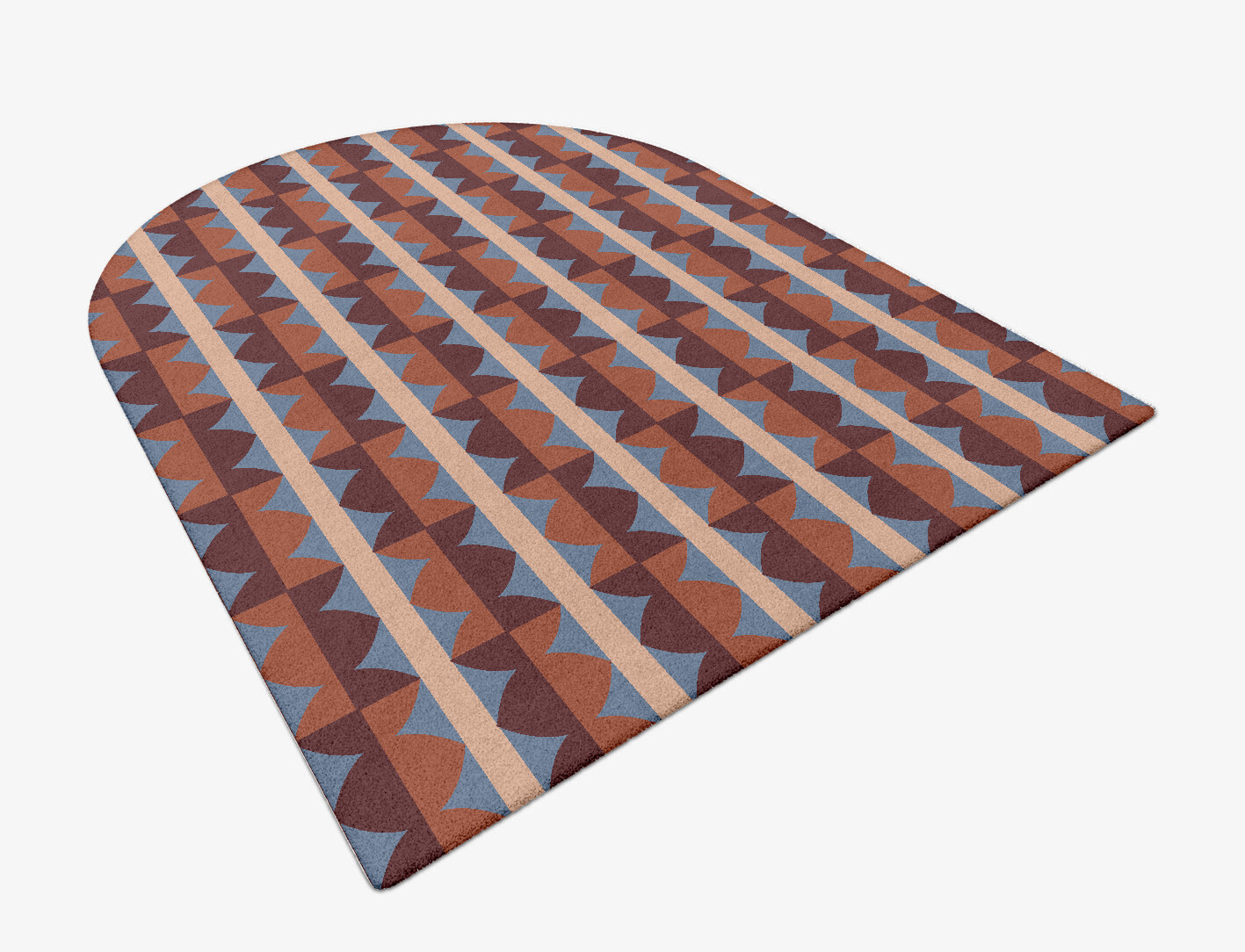 Sparrow Geometric Arch Hand Tufted Pure Wool Custom Rug by Rug Artisan