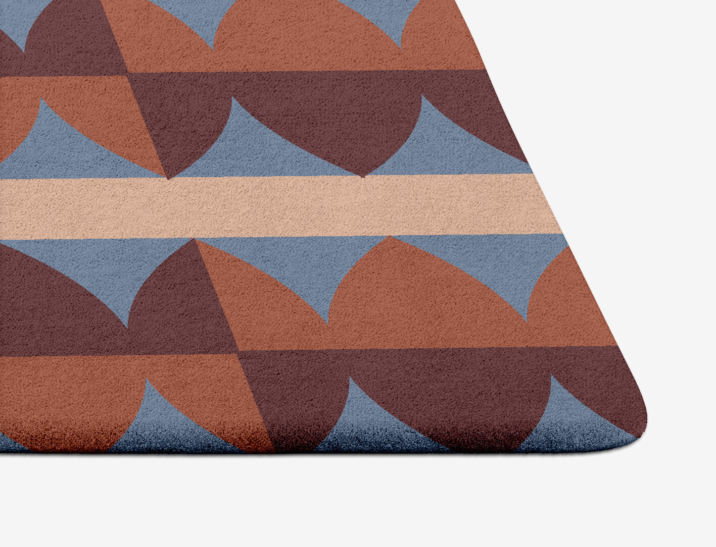 Sparrow Geometric Arch Hand Tufted Pure Wool Custom Rug by Rug Artisan