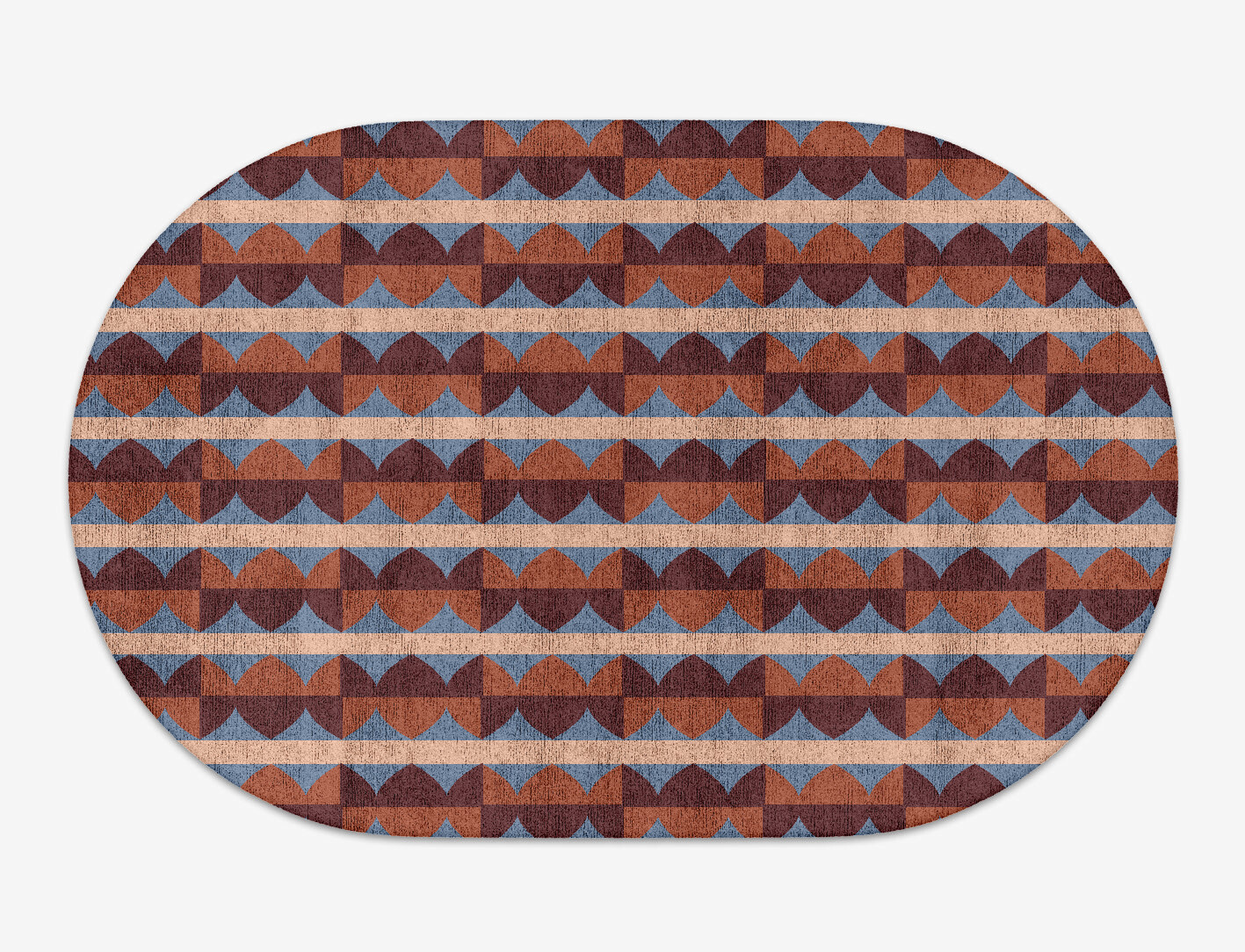 Sparrow Geometric Capsule Hand Tufted Bamboo Silk Custom Rug by Rug Artisan