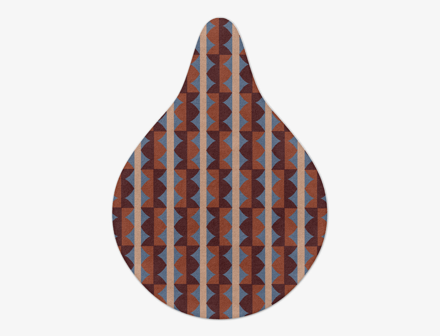 Sparrow Geometric Drop Hand Tufted Pure Wool Custom Rug by Rug Artisan