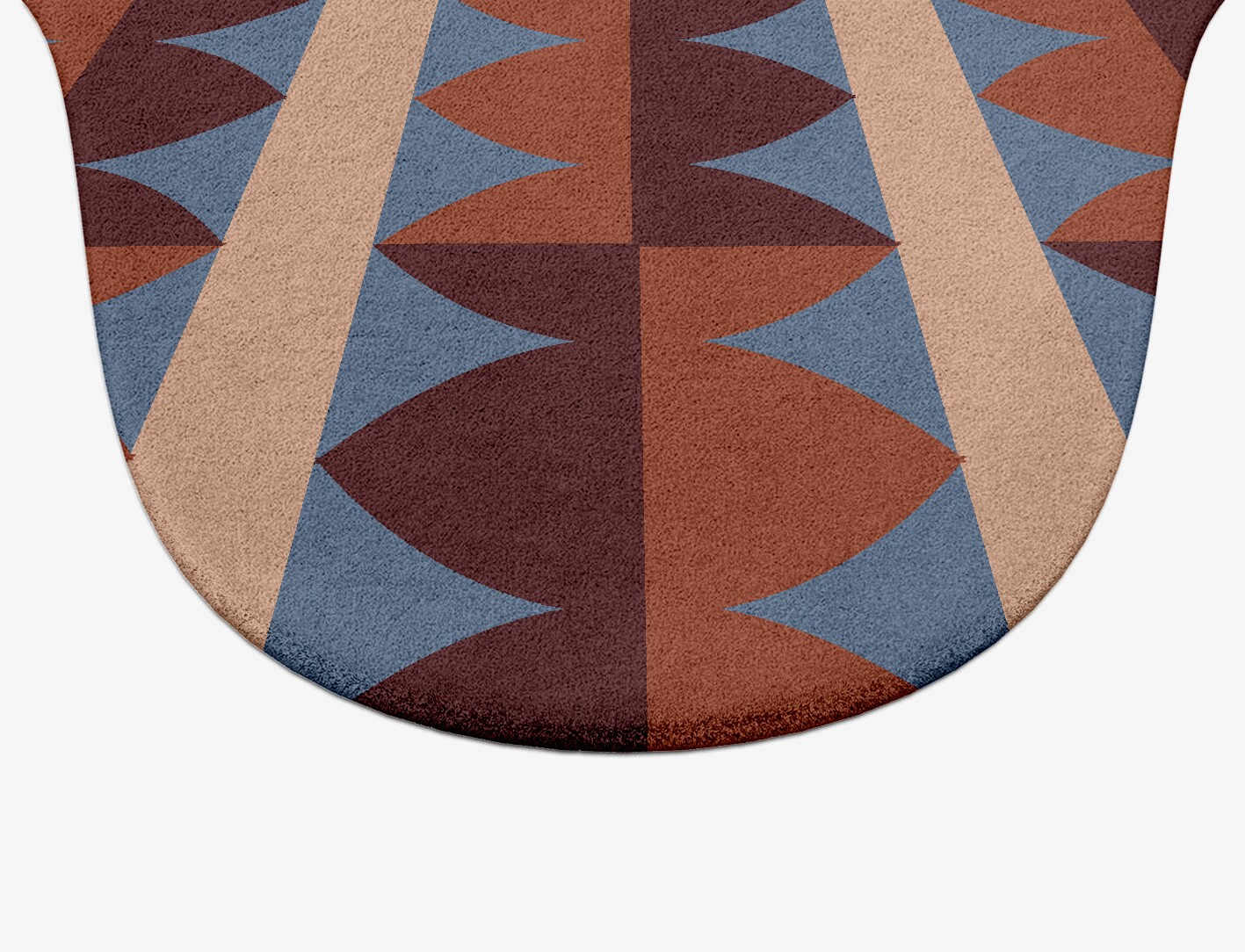 Sparrow Geometric Drop Hand Tufted Pure Wool Custom Rug by Rug Artisan