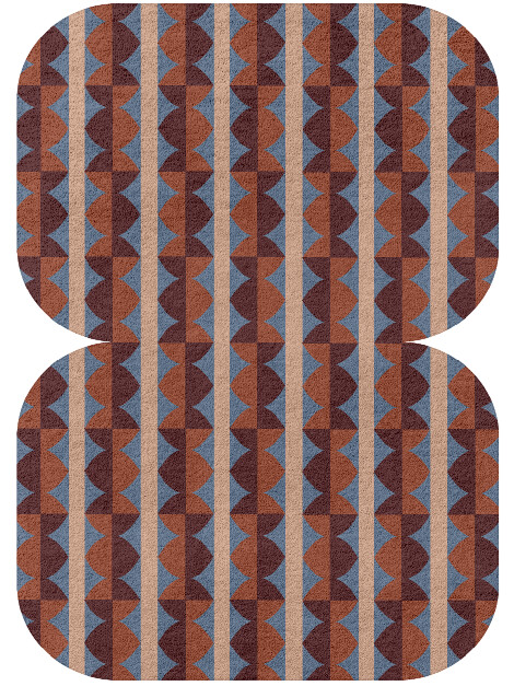 Sparrow Geometric Eight Hand Tufted Pure Wool Custom Rug by Rug Artisan