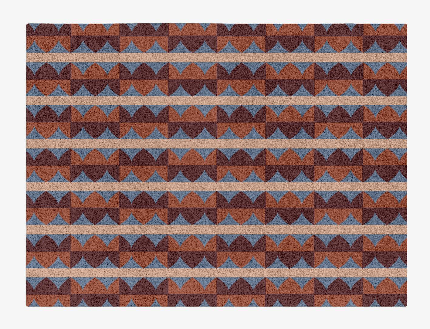 Sparrow Geometric Rectangle Hand Tufted Pure Wool Custom Rug by Rug Artisan