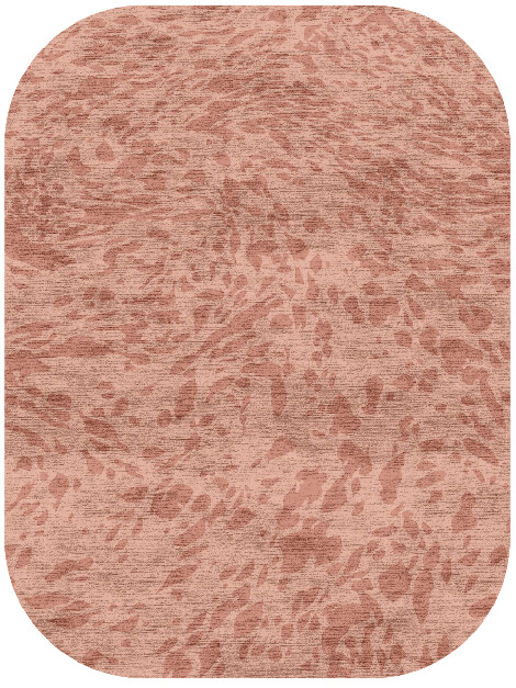 Speckles Terrazzo Play Oblong Hand Knotted Bamboo Silk Custom Rug by Rug Artisan