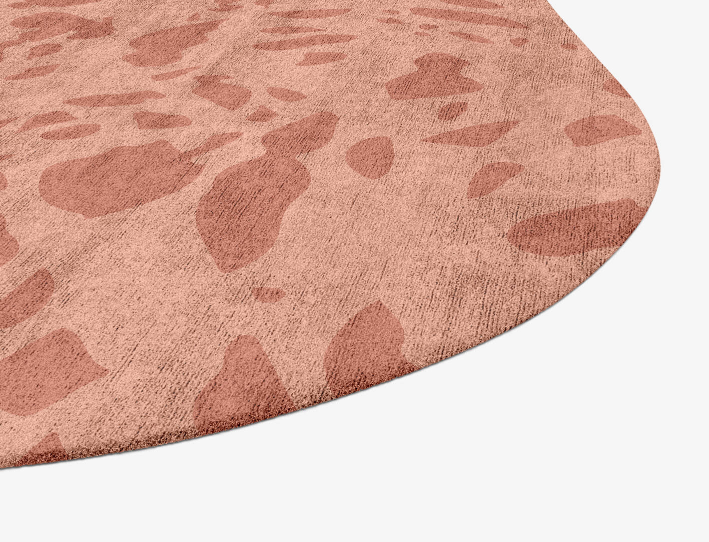 Speckles Terrazzo Play Oblong Hand Tufted Bamboo Silk Custom Rug by Rug Artisan