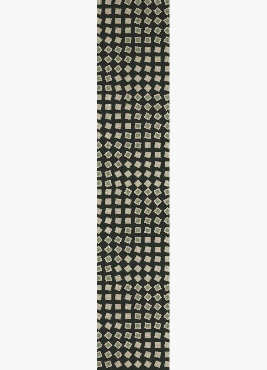 Spectre Abstract Runner Flatweave New Zealand Wool Custom Rug by Rug Artisan