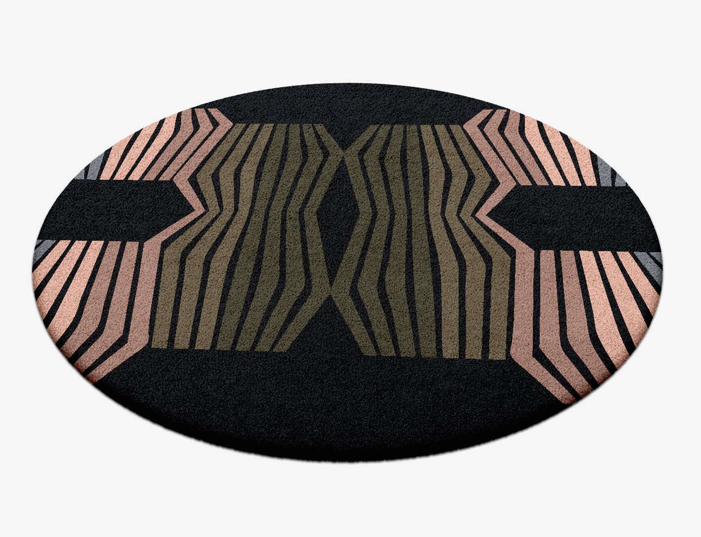 Spectrum Kid Round Hand Tufted Pure Wool Custom Rug by Rug Artisan