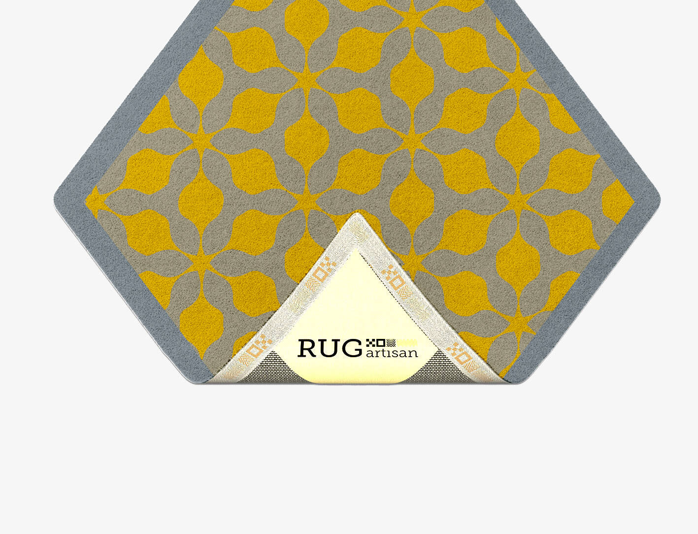 Spinner Geometric Diamond Hand Tufted Pure Wool Custom Rug by Rug Artisan