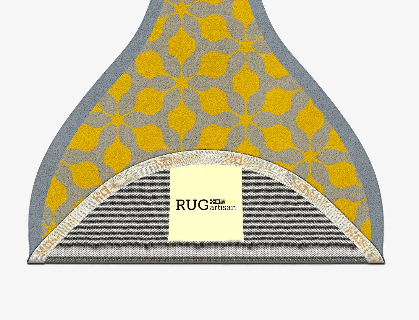 Spinner Geometric Drop Hand Tufted Pure Wool Custom Rug by Rug Artisan