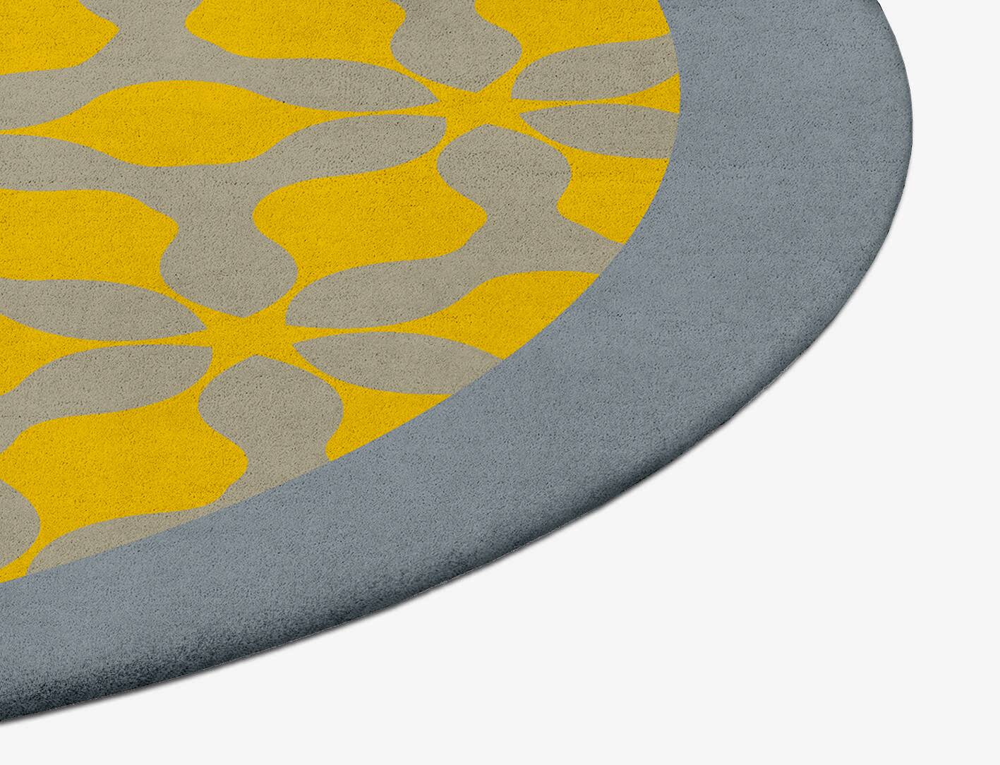 Spinner Geometric Oval Hand Tufted Pure Wool Custom Rug by Rug Artisan