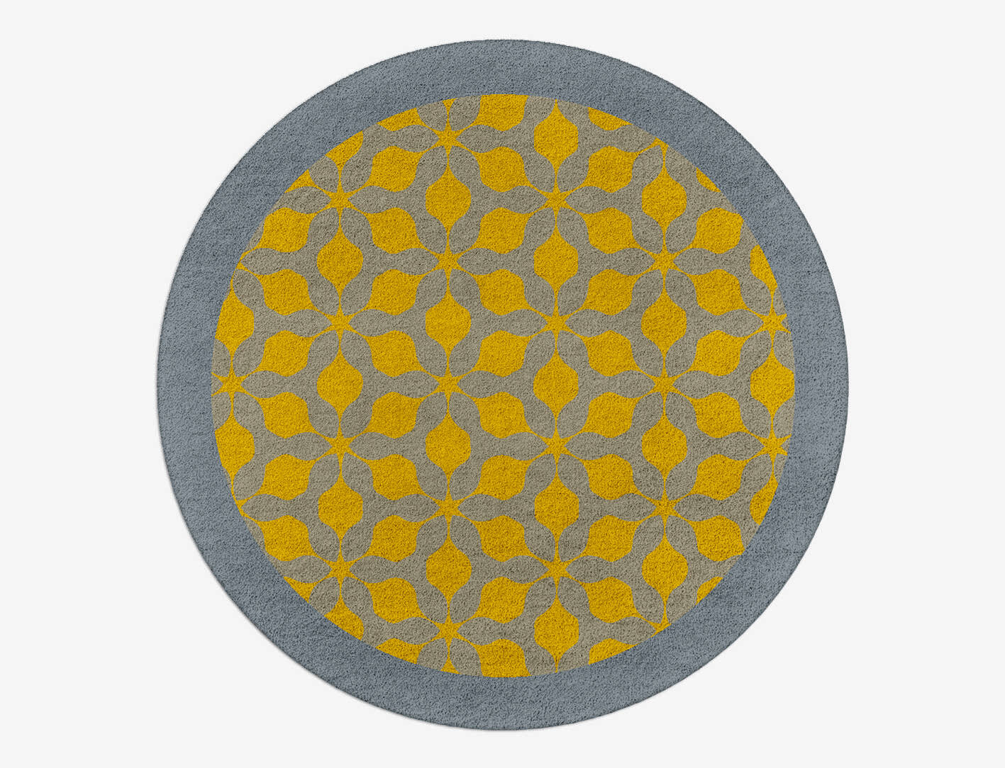 Spinner Geometric Round Hand Tufted Pure Wool Custom Rug by Rug Artisan