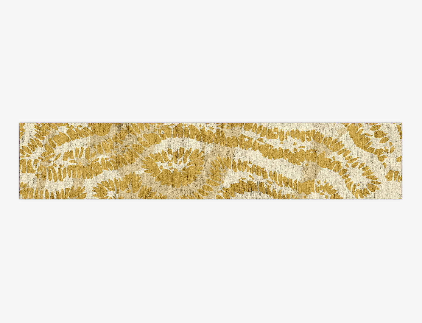 Spor Abstract Runner Hand Knotted Bamboo Silk Custom Rug by Rug Artisan
